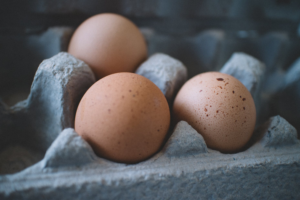 three eggs
