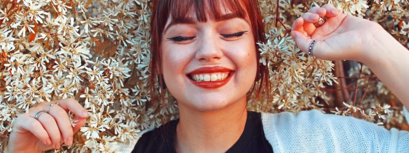 smiling